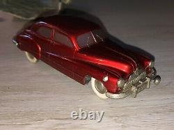 Vintage Prameta Buick 405 Red Made in Germany Brit. Zone 1950's Complete withbox