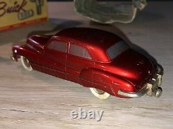 Vintage Prameta Buick 405 Red Made in Germany Brit. Zone 1950's Complete withbox