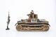 Vintage Pre-WWII GAMA #60 Panzer I tank with Figures (c. 1934-1938)