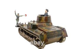 Vintage Pre-WWII GAMA #60 Panzer I tank with Figures (c. 1934-1938)