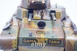 Vintage Pre-WWII GAMA #60 Panzer I tank with Figures (c. 1934-1938)