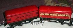 Vintage Press Steel Marx Toys Working Wind Up Train WithUnion Station