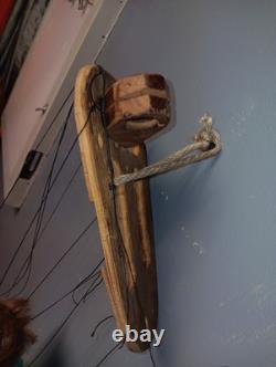 Vintage Professional Marionette String Puppet Folk Art Hand Carved