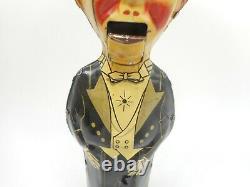 Vintage RARE Charlie Mccarthy Strut Wind up Tin Litho Toy in Original Box