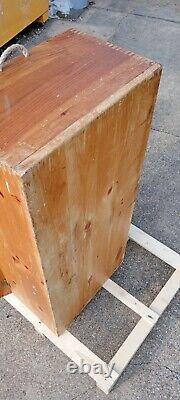 Vintage Raggedy Ann HAND MADE ORIGINAL Toy Box. X-LARGE DOVETAIL PINE