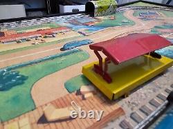 Vintage Ranger Steel #410 Model Mechanical Railroad Toy Train Set with Box