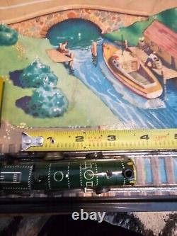 Vintage Ranger Steel #410 Model Mechanical Railroad Toy Train Set with Box