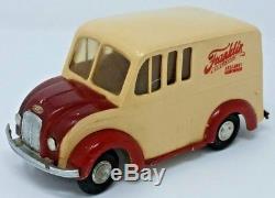 Vintage Rare Divco 1950s Friction Wind Up Toy Milk Truck Franklin Creamery WORKS