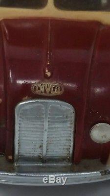 Vintage Rare Divco 1950s Friction Wind Up Toy Milk Truck Franklin Creamery WORKS