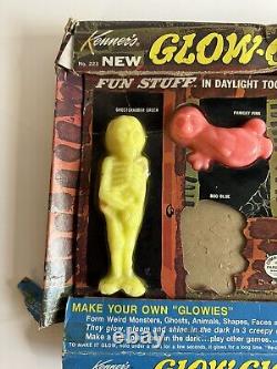 Vintage Rare Kenner Glow Globs Glow In Dark Monster Ghost Toy In Package READ
