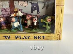 Vintage Rare Marx Hanna Barbera TOP CAT TV PLAY SET Tinykins Toy Cartoon NOS