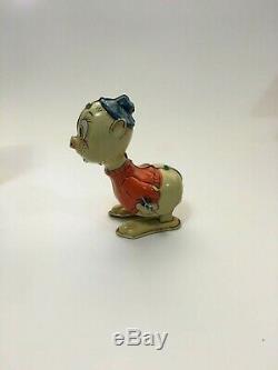 Vintage Rare Marx Patsy the Pig in original box Wind Up Tin Toy