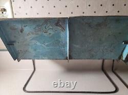 Vintage Rare Structo Toys Metal Table Chairs Outdoor Patio Set