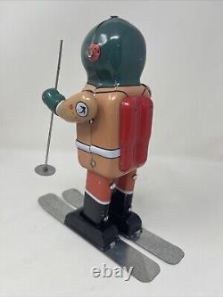 Vintage SOUTH POLE EXPLORER B-17 Wind Up Toy With Key Made in China