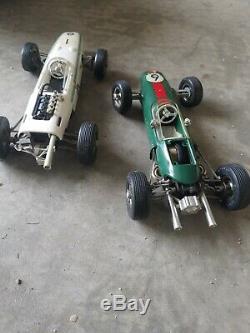 Vintage Schuco 1072 BMW Formel 2 Windup Toy Race Car Made in Germany (2) #1 & #6