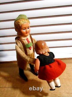 Vintage Schuco Bavarian Dancers Windup WORKS, Germany