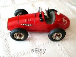 Vintage Schuco Grand Prix Racer 1070 -w Org Box Key -germany Antique Toy-6.5