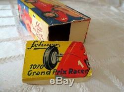 Vintage Schuco Grand Prix Racer 1070 -w Org Box Key -germany Antique Toy-6.5