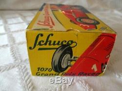 Vintage Schuco Grand Prix Racer 1070 -w Org Box Key -germany Antique Toy-6.5