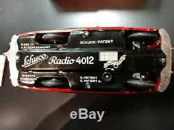 Vintage Schuco Radio Car 4012 With Box, Instructions And Key Works