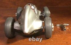 Vintage Schuco Studio #1050 wind up race car #1 w key working