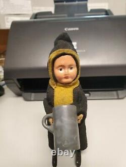 Vintage Schuco Tin Wind-up Drunken Monk Toy Works