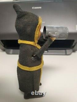 Vintage Schuco Tin Wind-up Drunken Monk Toy Works