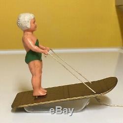 Vintage Schuco Water Skier, Flotano Nr. 3009 Boating Accessories. Displayed Only