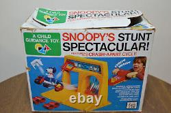 Vintage Snoopy's Stunt Spectacular! A Child Guidance Toy Crash-Apart Cycle