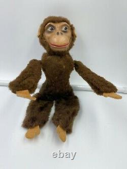 Vintage Somersaulting Monkey Wind Up Toy With Key Works