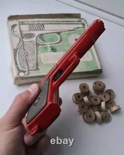 Vintage Soviet Russian Toy HANDGUN + Original Box USSR 1980th