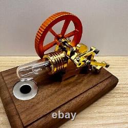 Vintage Stirling Engine Model Collection Mechinal Toys Retro Desktop Mini Gift