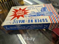 Vintage Super Nu Matic JR. Paper Buster gun in original package! Repeater toy