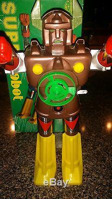 Vintage Super Robot Shogun K/O MiB 10 Wind up toy 70s 80s