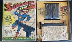 Vintage Superman Krypto-Raygun Pocket Projector 1940s Daisy Manufacturing Co