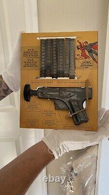 Vintage Superman Krypto-Raygun Pocket Projector 1940s Daisy Manufacturing Co