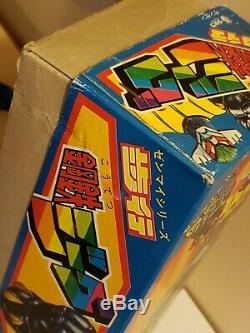 Vintage Takara Japan Tin windup toy Geag Jeeg working condition with box popy
