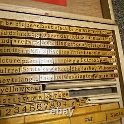 Vintage The Classroom Printer Stamp Kit