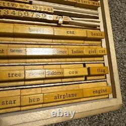Vintage The Classroom Printer Stamp Kit