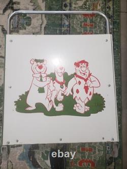 Vintage The Flintstones Hanna Barbera Toy Box On Wheels 1979