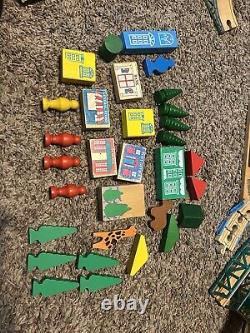 Vintage Thomas The Train Wooden Train Set
