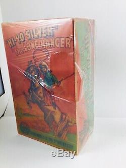 Vintage Tin 1938 Marx Lone Ranger, Hi Yo Silver Wind Up Toy With Original Box