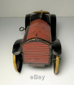 Vintage Tin Litho Windup Marx Race Speedster / Racer / Roadster Car 8