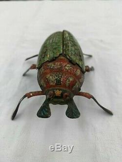 Vintage Tin Wind Up Lehmann Beetle Works