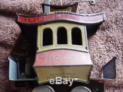 Vintage Toonerville trolley tin wind up toy worth taking a look
