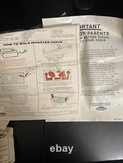 Vintage Topper Toys Motorized Monster Maker Parts Restoration Made In USA