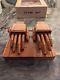 Vintage Toy Crank Hands, Beautiful Wood Handmade Vintage