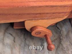 Vintage Toy Crank Hands, Beautiful Wood Handmade Vintage