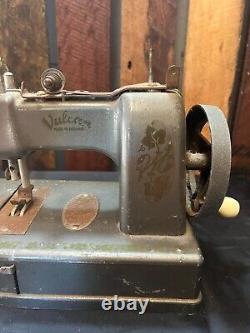 Vintage Toy Early Vulcan Junior Childs Miniature Sewing Machine-1950's-1960s