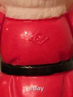 Vintage Toy Santa Claus Celluloid Tin Litho Wind Up Spinning Umbrella Baby Buggy